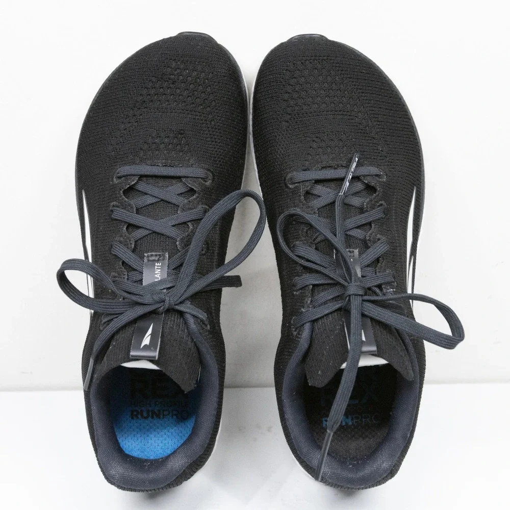 ALTRA Escalante 4 Knit Zero Drop Running Sneakers Black White Womens Sz 7.5